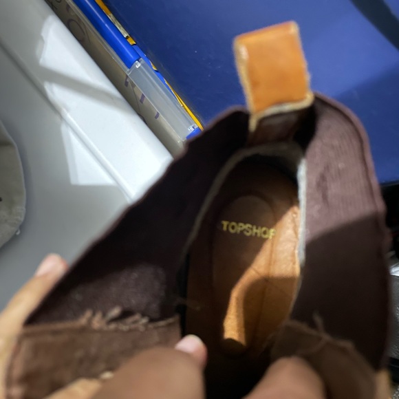 Brown Leather Ankle Boots - Picture 2 of 4